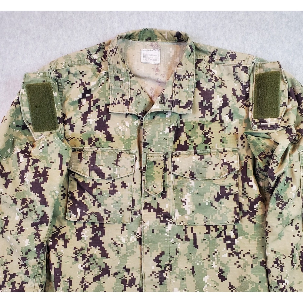 Military Shirt Men's Size Small Long Blouse Navy Seals Working Uniform Type III - Picture 3 of 12